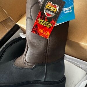 McRae Brown and Black Flame Resistant Men's Boots